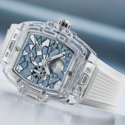 Osmium institut Slovenija Hublot Ura Spirit Of Big Bang Moonphase Impact Sapphire 42 mm Still Life 1x1 naslovna